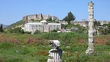 Trosky Artemidina chrámu v Efesu v dnešním Turecku