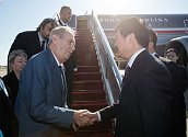Miloš Zeman na návštěvě Číny