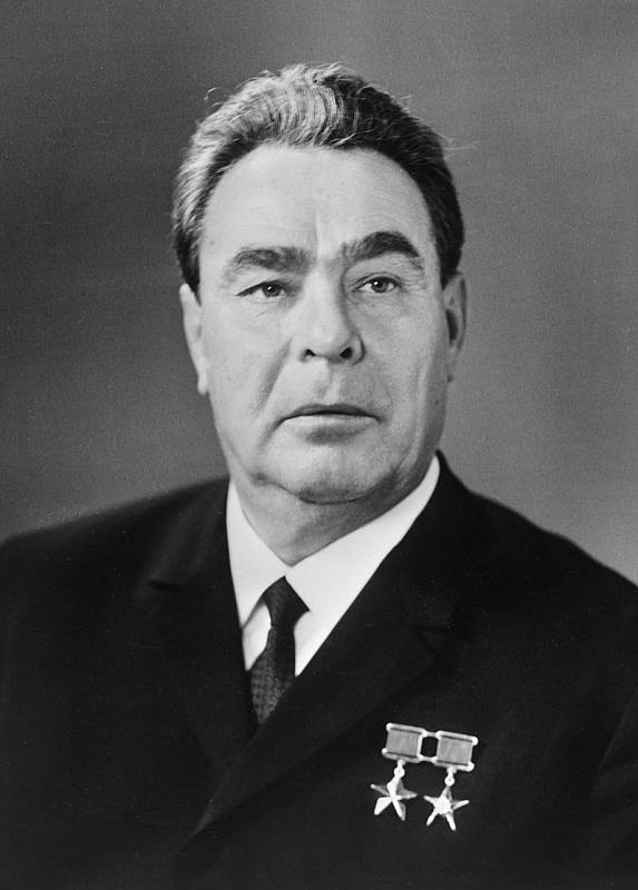 Sovětský vůdce Leonid Iljič Brežněv.