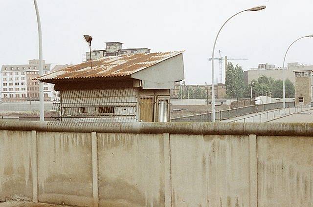 Berlínská zeď v roce 1987
