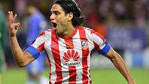 Střelec Atlética Madrid Falcao.