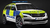 Škoda Kodiaq vRS v barvách britské policie