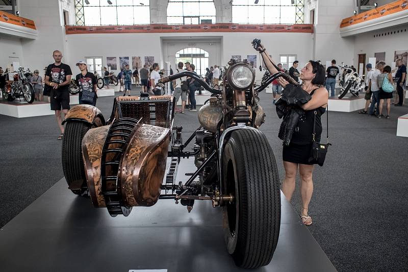 Příznivci americké motocyklové značky Harley-Davidson se sešli 5. července na pražkém Výstavišti, aby oslavili 115. výročí značky.