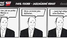 Prezidentské volby - komiks - Pavel Fischer - (Mezi)národní hrdost