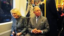 Britský princ Charles v metru