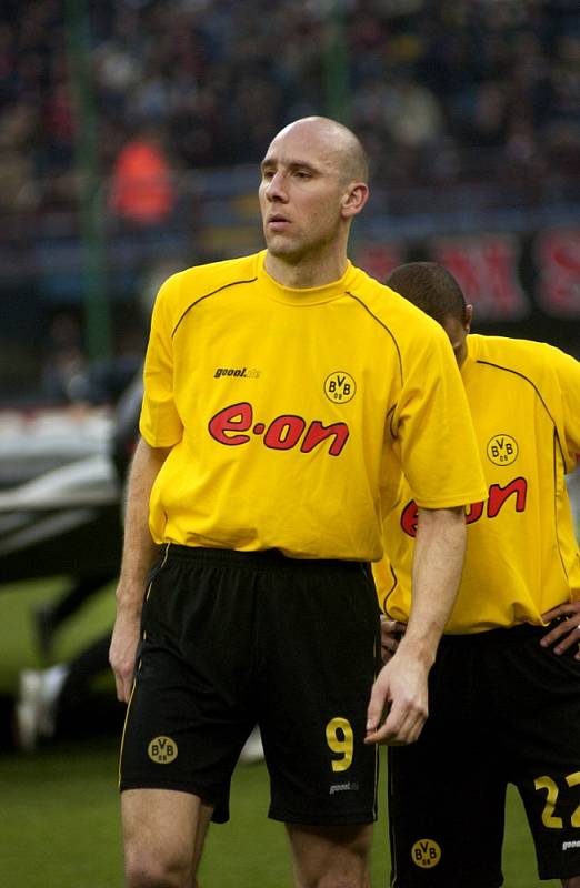 Jan Koller v dresu Borussie Dortmund.