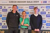 Čeští atleti Tereza Petržílková, Radek Juška a Petr Meindlschmid cílí na mítink Gold Czech Indoor Gala.