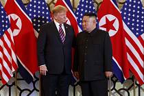 Donald Trump a Kim Čong-un