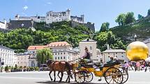 Výhled na historické město Salzburg