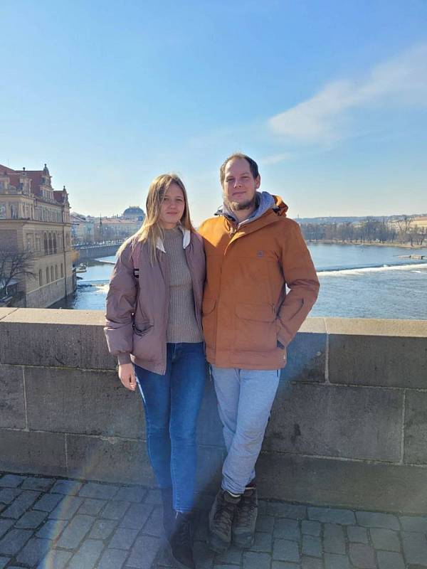 Ukrajinka Světlana s manželem Vladem