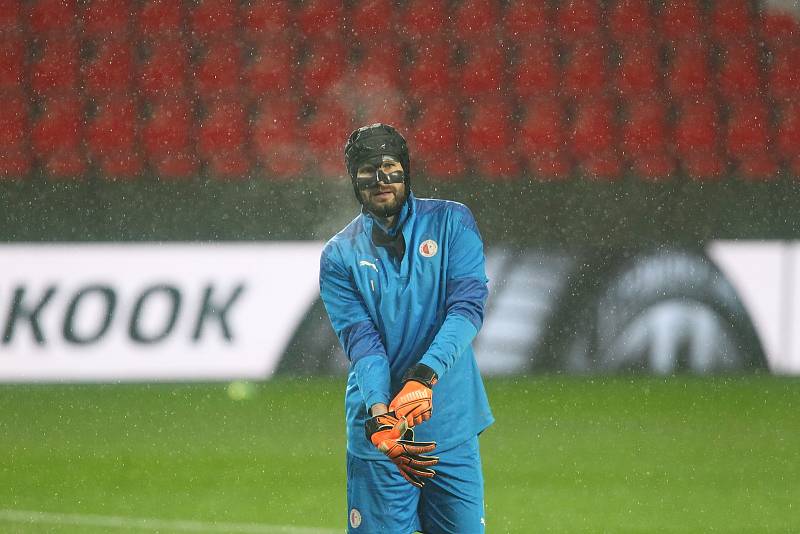 UEFA Evropská liga - čtvrtfinálový zápas FK Slavia - Arsenal