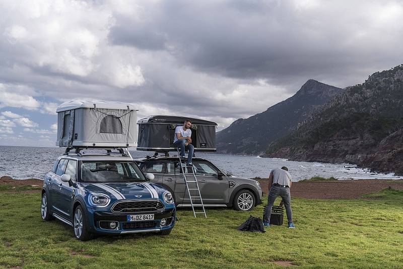 Střešní stan pro Mini Countryman.