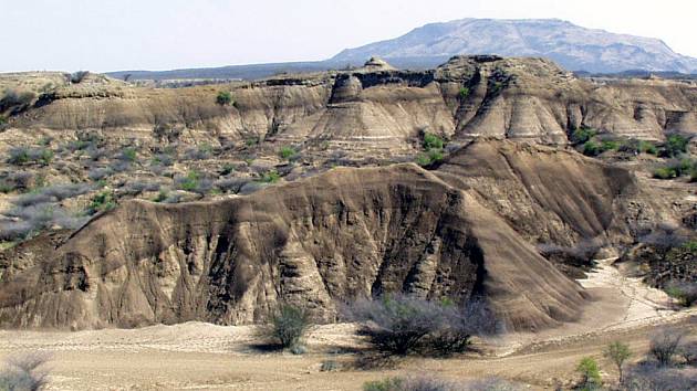 Formace Kibish v údolní nivě etiopské řeky Omo představuje cennou paleontologickou i archeologickou lokalitu