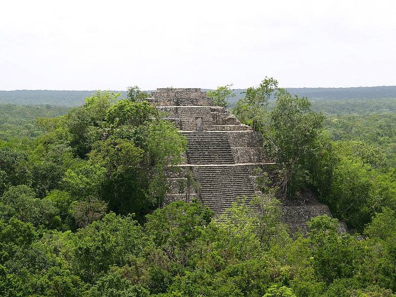 Naleziště Calakmul v dnešním Mexiku
