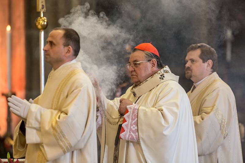 Slavnostní bohoslužba k 700. výročí narození císaře Karla IV. proběhla 14. května v katedrále sv. Víta v Praze. 