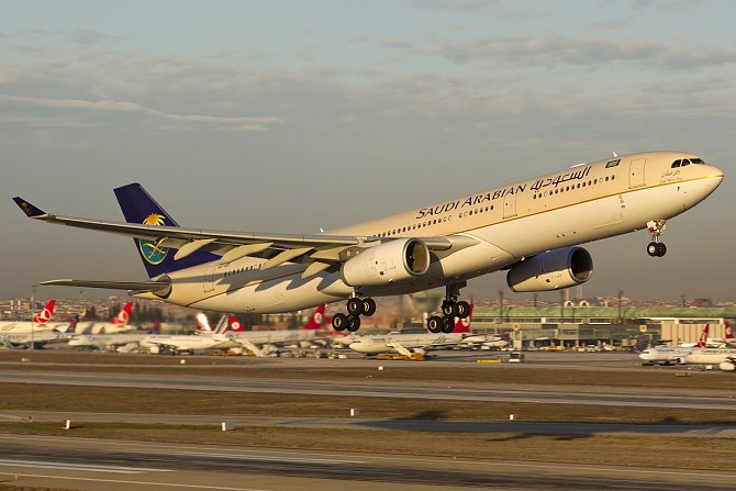 Airbus A330 společnosti Saudi Arabia Airlines