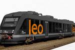 Vizualizace dieselových jednotek Alstom Lint v barvách Leo Expresu