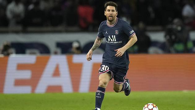 Fotbalista Paris Saint-Germain Lionel Messi.