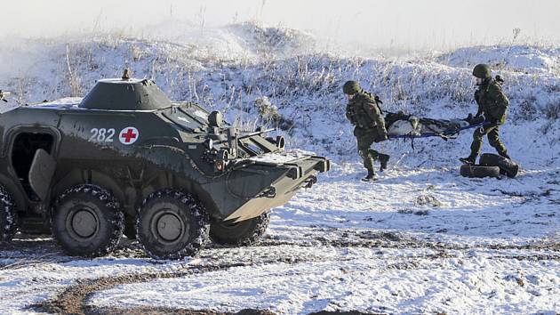 Cvičení běloruské a ruské armády v Bělorusku
