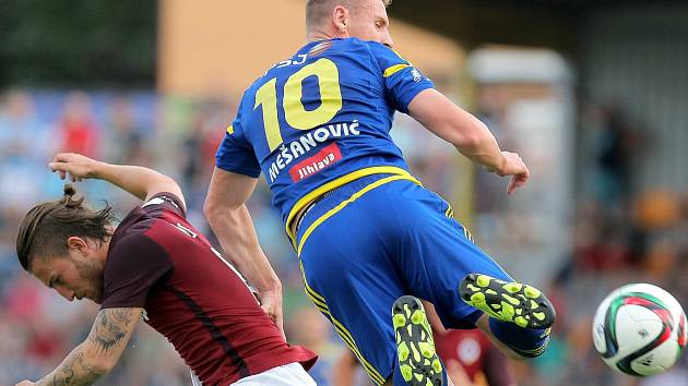 Fotbalové utkání FC Vysočina Jihlava vs. Sparta Praha