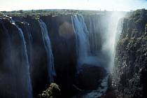 Viktoriiny vodopády na řece Zambezi