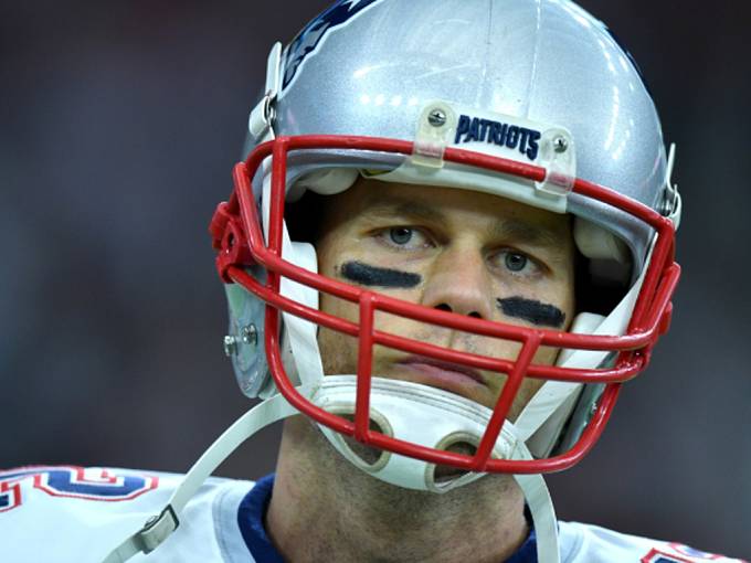 Hvězda Patriots Tom Brady.