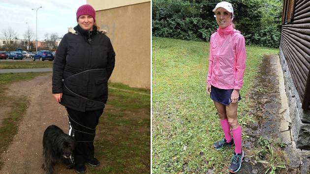 Helena zhubla za 3 roky díky racionálnímu jídelníčku skoro polovinu své původní hmotnosti a běhá nyní 6x týdně.