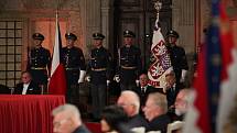 Předávání státních vyznamenání na Pražském hradě 28. října