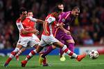 Arsenal - Galatasaray Istanbul:  Alexis Sanchez a Felipe Melo