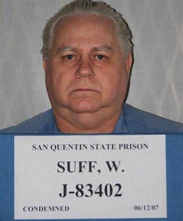 Odsouzený vrah Suff na snímku ze státní věznice San Quentin