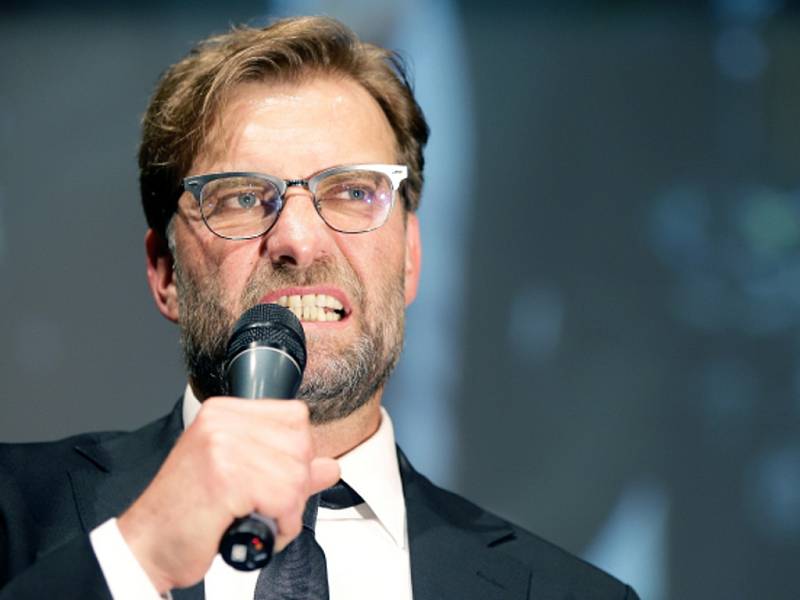 Trenér Jürgen Klopp.