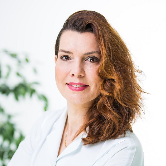 Dermatoložka Kateřina Klauzová z pražského Institutu klinické a estetické medicíny Asklepion.