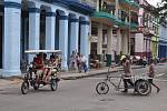 Rikši jsou vedle taxi a autobusů dalším veřejným dopravním prostředkem v dvoumilionové Havaně