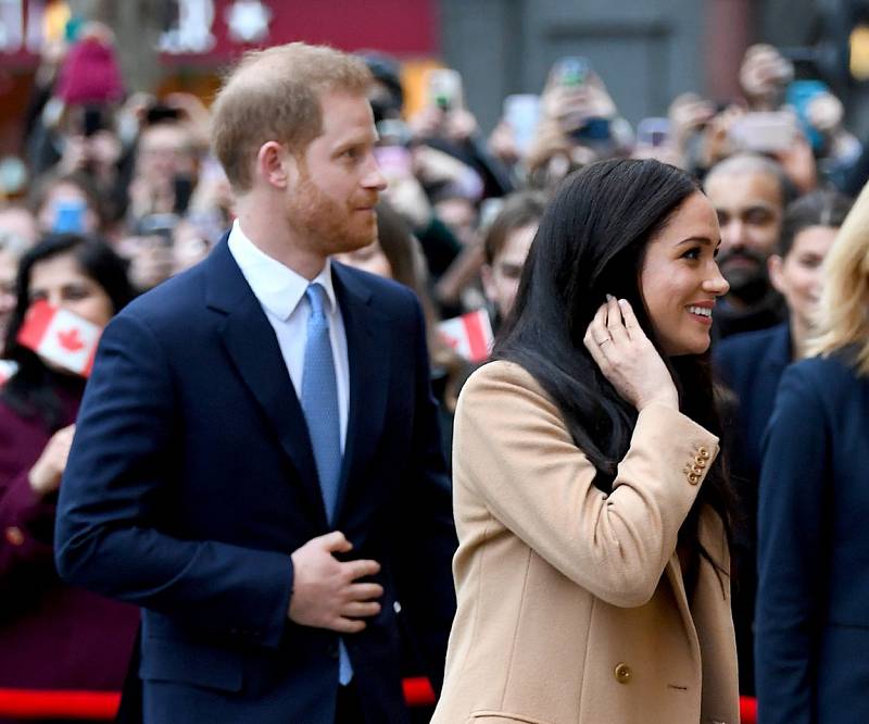 Britský princ Harry a jeho manželka Meghan