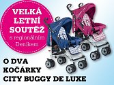 VELKÁ LETNÍ SOUTĚŽ s regionálním Deníkem o dva kočárky City Buggy de Luxe - můžete soutěžit právě teď!.