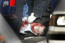 Koncem listopadu došlo na rohu ulic U kanálky a  Polská v Praze na Vinohradech k vraždě jednoho ze zaměstnanců společnosti Sazka.(na fotografii je oběť)