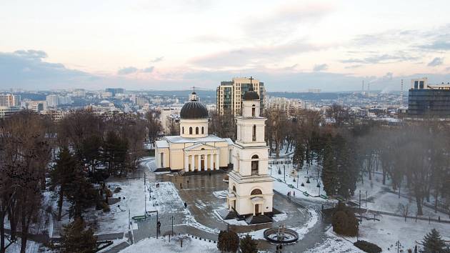 Hlavní město Moldavska Kišiněv.
