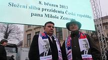 Inaugurace Miloše Zemana. Pražský hrad 8. března 2013