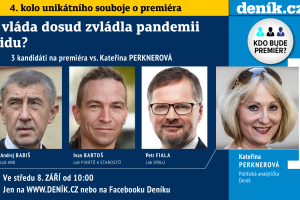 Unikátní debata Deníku s Andrejem Babišem, Ivanem Bartošem a Petrem Fialou.