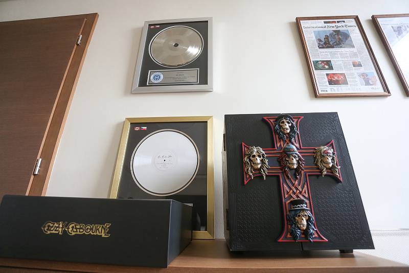 Výroba gramofonových desek ve firmě GZ Media v Loděnici na Berounsku.