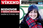 Rozhovor s Terezou Brodskou, upoutávka na magazín Víkend