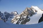 Hora Barre des Écrins ve francouzských Alpách