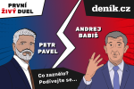 Prezidentský duel s Petrem Pavlem a Andrejem Babišem.