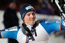 Henrik Kristoffersen triumfoval v nočním slalomu SP v Schladmingu.