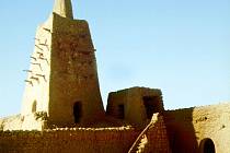 Dávné obchodní město Timbuktu.