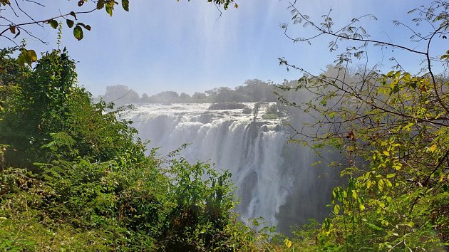 Viktoriiny vodopády v Zambii