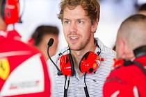 Sebastian Vettel u svého nového zaměstnavatele Ferrari.