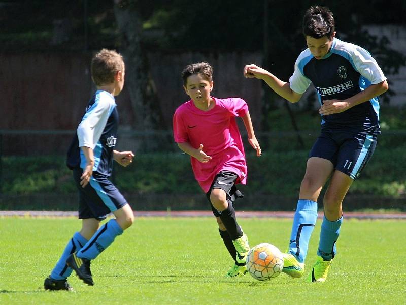 Odveta finále okresního přeboru mladších žáků, neděle 11. června 2017: FK Čáslav E - Sokol Družba Suchdol 5:4.