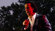 Hvězdou úvodního večera festivalu Metronome na pražském Výstavišti byl slavný australský zpěvák a hudebník Nick Cave.