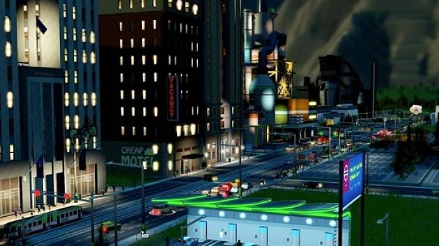 Nissan Leaf ve hře SimCity